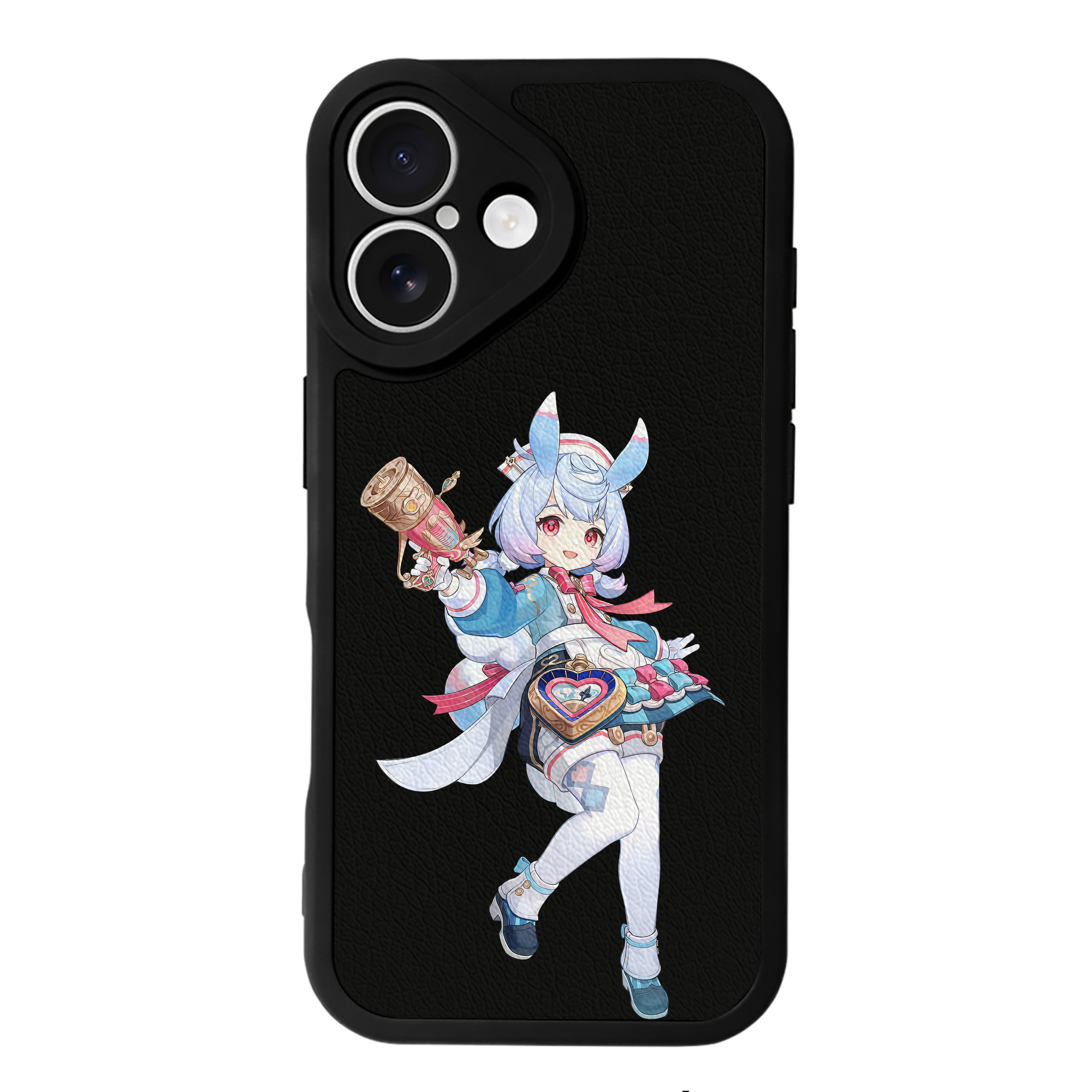 げんし神 シゲウィン genshin Shigewin 【iPhone 16シリーズ対応】シリコンスマホケース（レザー調） 材質：シリコン